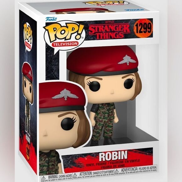 Funko Pop Stranger Things ROBIN the HUNTER S4 Vinyl Figure - Picture 1 of 7